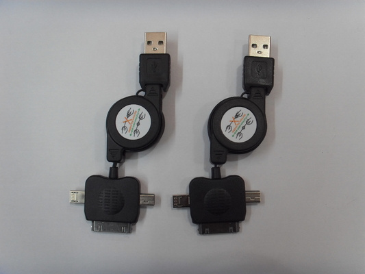OEM 검은 딸기를 위한 소형 데이터 케이블 직업적인 Bluetooth 마이크로 USB 차 충전기 접합기